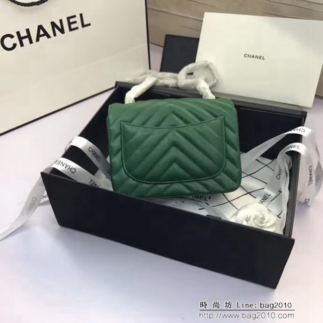 香奈兒CHANEL 升級版V線1115進口球紋皮單肩斜挎鏈條包 DSC1810